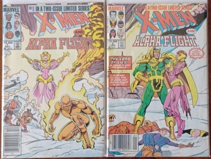 X-Men Alpha Flight Versus Loki 1,2 full set