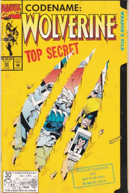 Wolverine #50 Die-Cut Cover