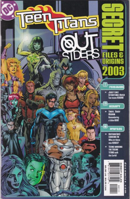 Teen Titans Outsiders Secret Files #2003