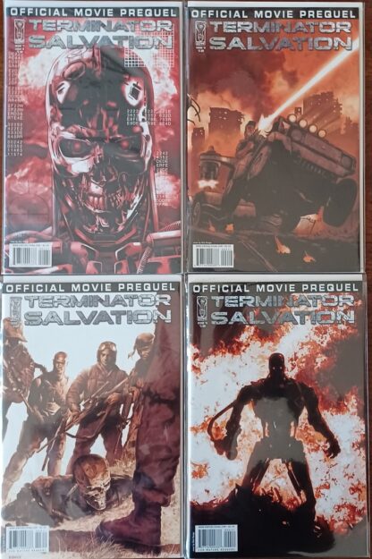 Terminator: Salvation Movie Prequel 1-4 Set