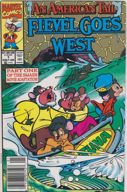 American Tail Fievel Goes West 1-3 Variant Cover Set