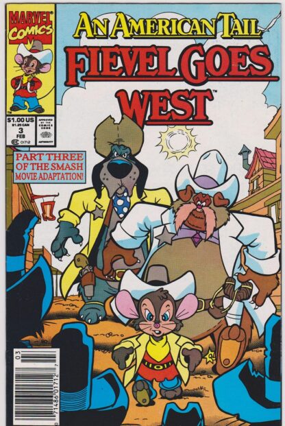 American Tail Fievel Goes West 1-3 Variant Cover Set - Image 3