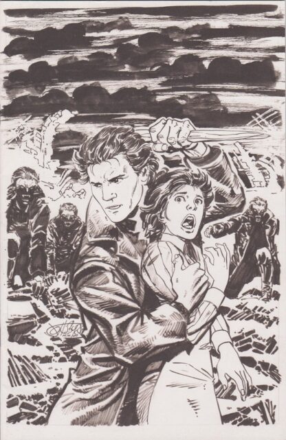 Angel Blood and Trenches #1A  John Byrne Sketch Cover