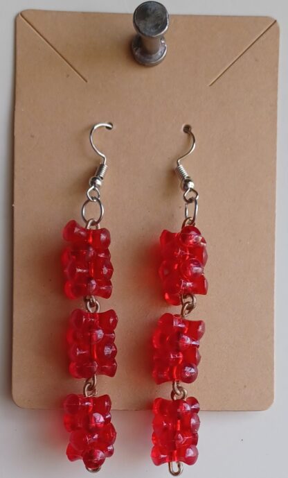 Berry Cluster Earrings(Silver Wire )