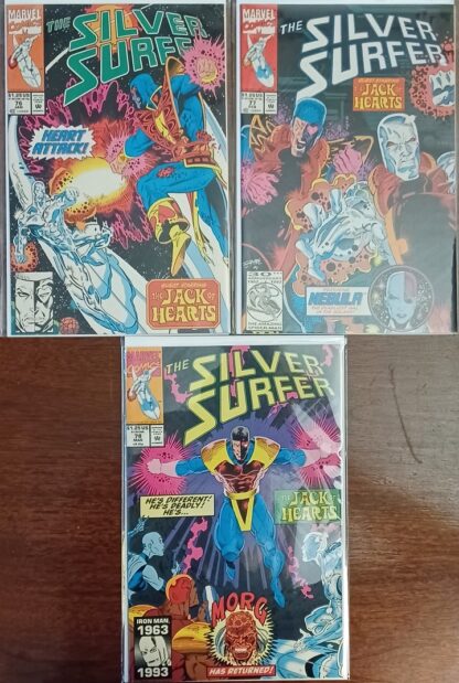 SIlver Surfer Jack Of Hearts 1-3 Set