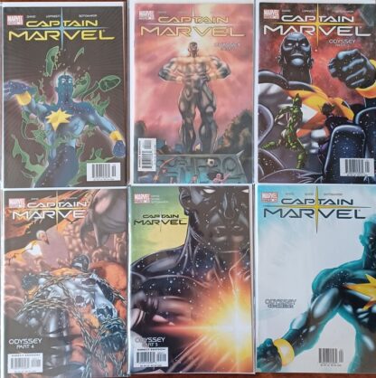 Captain Marvel Odyssey 1-6 set