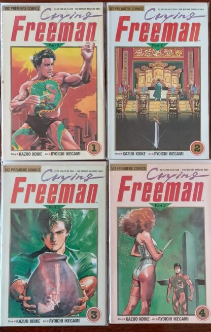 Crying Freeman Part 2 1-9 set