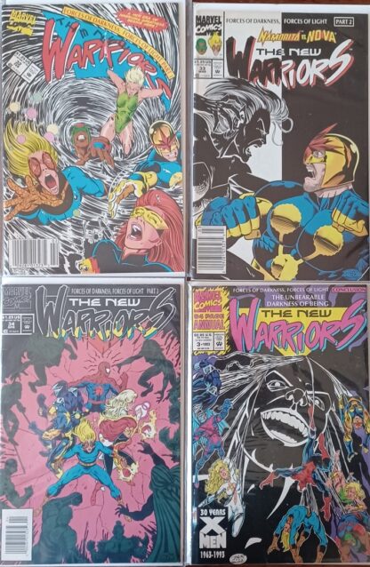 New Warriors Forces of Darknes Forces of Light 1-4 set