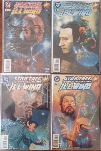 Star Trek The Next Generation Ill Wind 1-4 set