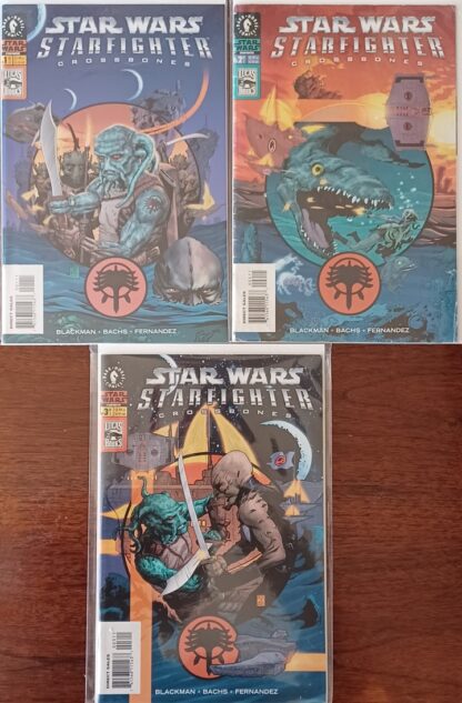 Star Wars Starfighter Crossbones 1-3 set