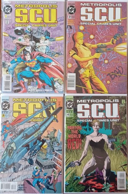 Metropolis SCU Special Crimes Unit 1-4 set