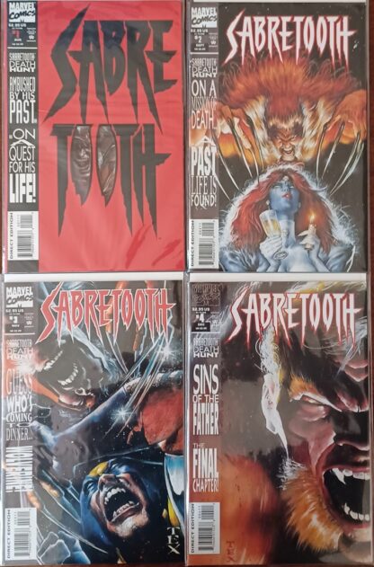 Sabretooth Death Hunt 1-4 set