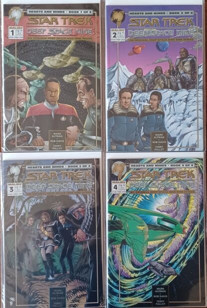 Star Trek Deep Space Nine Hearts and Minds 1-4 set