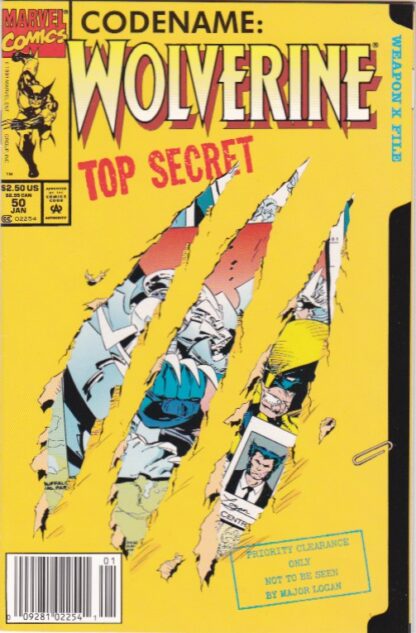 Wolverine #50N Die-Cut Cover